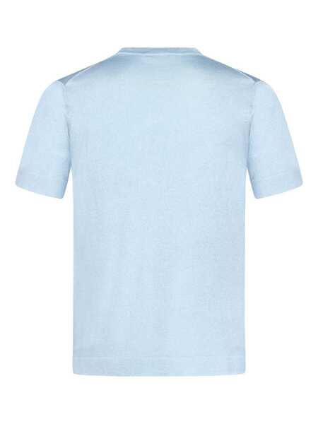 Tricouri Franzese Collection Franzese Napoli Stefano De Martino Nuvola Model T-Shirt Blue Barbati (BM 18727347) 2