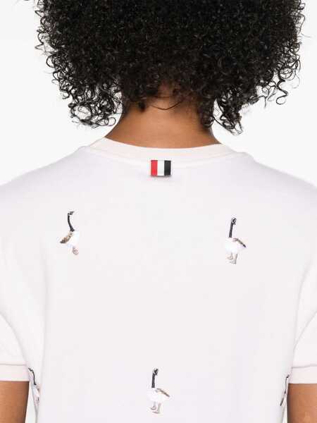 Pulovere Thom Browne Thom Browne Pink Cotton Knitwear LT PINK Femei (BM 18727383) 5