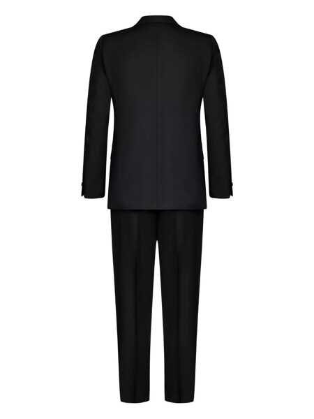 Costume Franzese Collection Franzese Napoli Stefano De Martino Model Suit Black Barbati (BM 18727398) 2