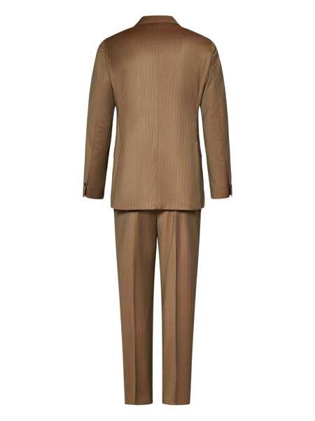 Costume Franzese Collection Franzese Napoli Gianni Agnelli Model Suit Beige Barbati (BM 18727434) 2