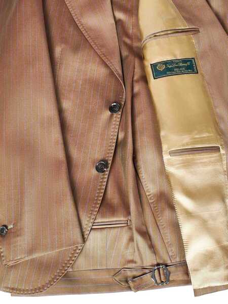 Costume Franzese Collection Franzese Napoli Gianni Agnelli Model Suit Beige Barbati (BM 18727434) 3