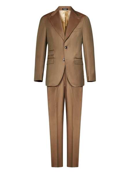 Costume Franzese Collection Franzese Napoli Gianni Agnelli Model Suit Beige Barbati (BM 18727434) 1