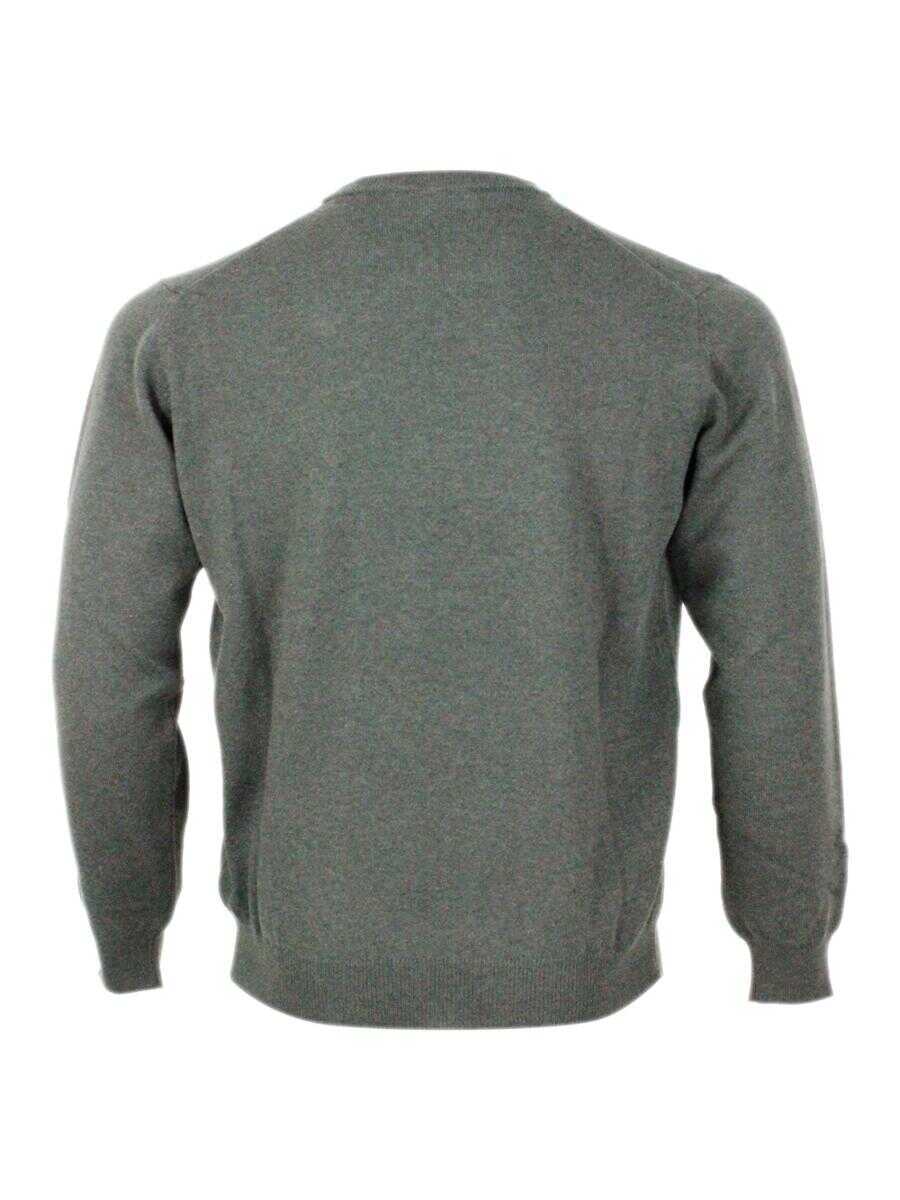 Pulovere FILIPPO DE LAURENTIIS Filippo De Laurentiis Sweaters GREEN Barbati (BM 18727614) 3