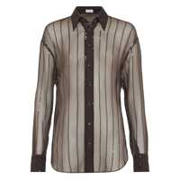 Camasi Brunello Cucinelli Silk Shirt Femei