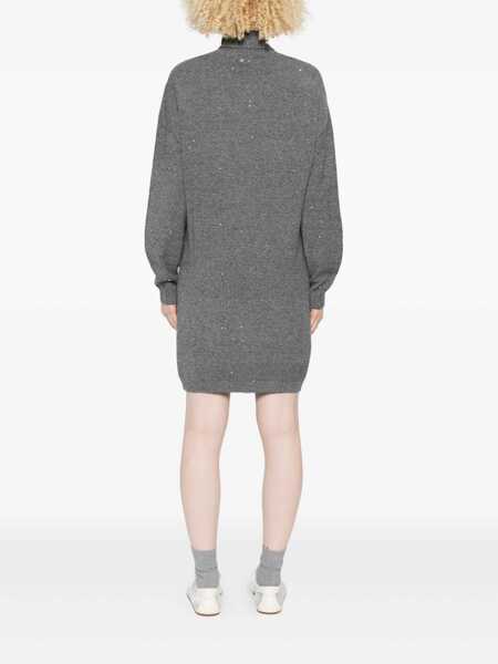 Rochii Liu Jo Liu Jo Grey Knitted Short Dress GREY Femei (BM 18728415) 4