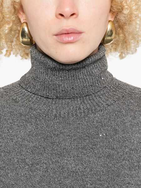 Rochii Liu Jo Liu Jo Grey Knitted Short Dress GREY Femei (BM 18728415) 5