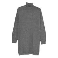 Rochii Liu Jo Grey Knitted Short Dress Femei