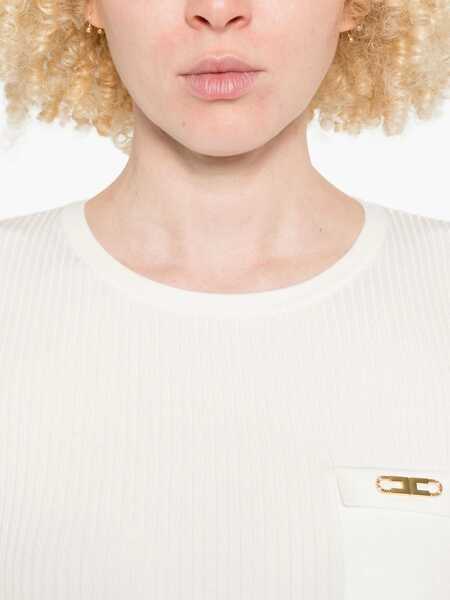 Pulovere Elisabetta Franchi Elisabetta Franchi Sweaters WHITE Femei (BM 18728493) 5