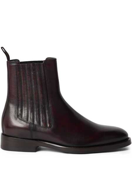 Bocanci Brunello Cucinelli Brunello Cucinelli Leather Chelsea Boots Brown Barbati (BM 18728640) 1
