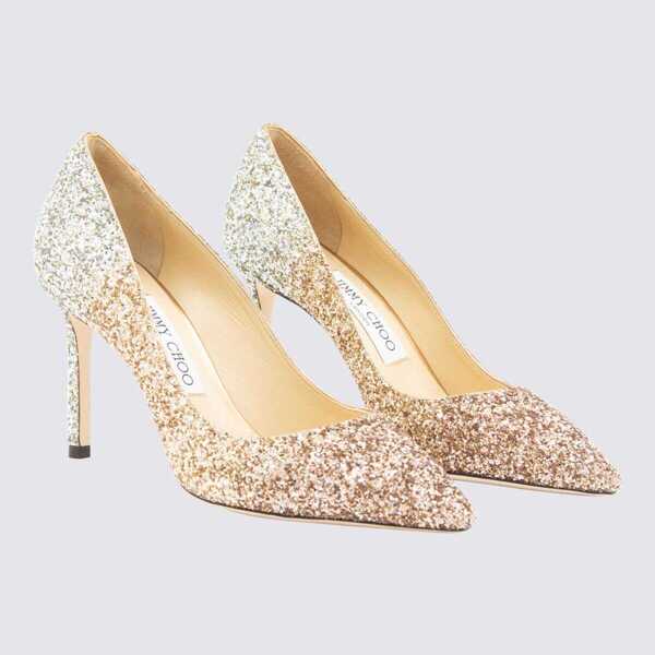 Pantofi cu toc Jimmy Choo Jimmy Choo With Heel GOLD/GOLD/SILVER Femei (BM 18728856) 4