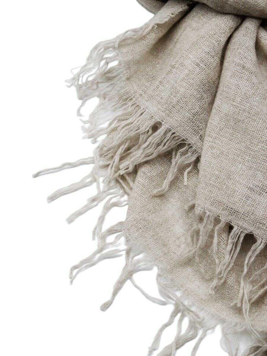 Esarfe Fabiana Filippi Fabiana Filippi Scarfs Beige Femei (BM 18729003) 2