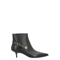 Bocanci Pinko Gloria Leather Ankle Boots Femei