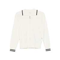 Pulovere Liu Jo White Sweater With Zipper Femei
