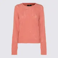 Pulovere Etro Pink Wool Knitwear Femei