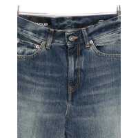 Blugi Dondup Dama - Blugi drepti Dondup AMBER PANTS Blue Femei (BM 18729516) - B-mall.ro