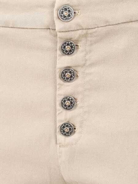 Pantaloni Dondup NIMA PANTS Beige Femei (BM 18729522) 3
