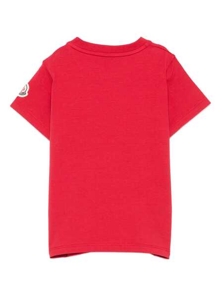 Tricouri Moncler SS  T-SHIRT Red Baieti (BM 18729567) 2