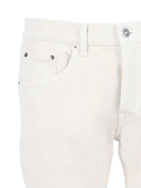 Blugi drepti Dondup ICON PANTS White Barbati (BM 18729648) 3