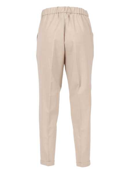 Pantaloni ANTONELLI FIRENZE TROUSERS Beige Femei (BM 18729663) 2