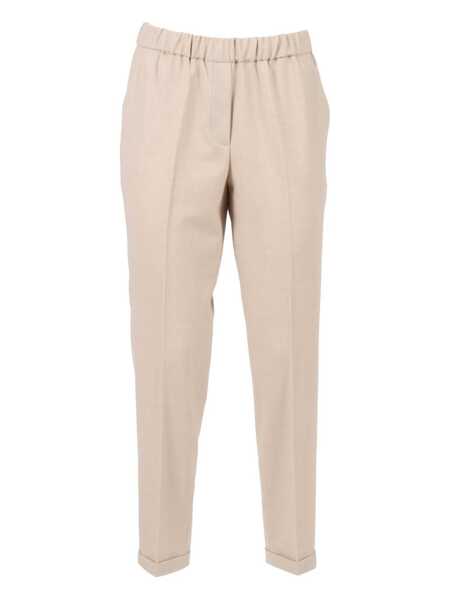 Pantaloni ANTONELLI FIRENZE TROUSERS Beige Femei (BM 18729663) 1