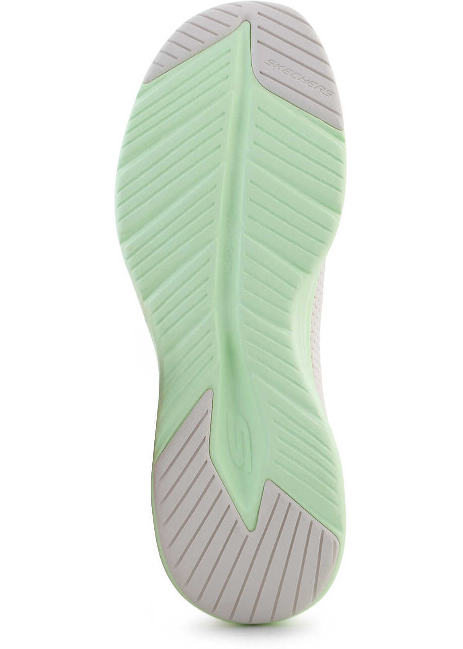 Sneakers SKECHERS Vapor Foam - Sunset Natural/Lime Kremowy Femei (BM 18729718) 7