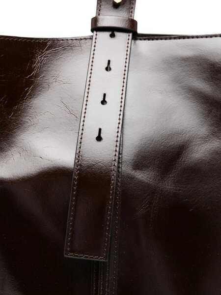 Genti de umar Golden Goose Leather Tote Bag TESTA DI MORO Femei (BM 18729736) 4