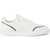Brunello Cucinelli Leather Sneakers with Shiny Details BLANCO