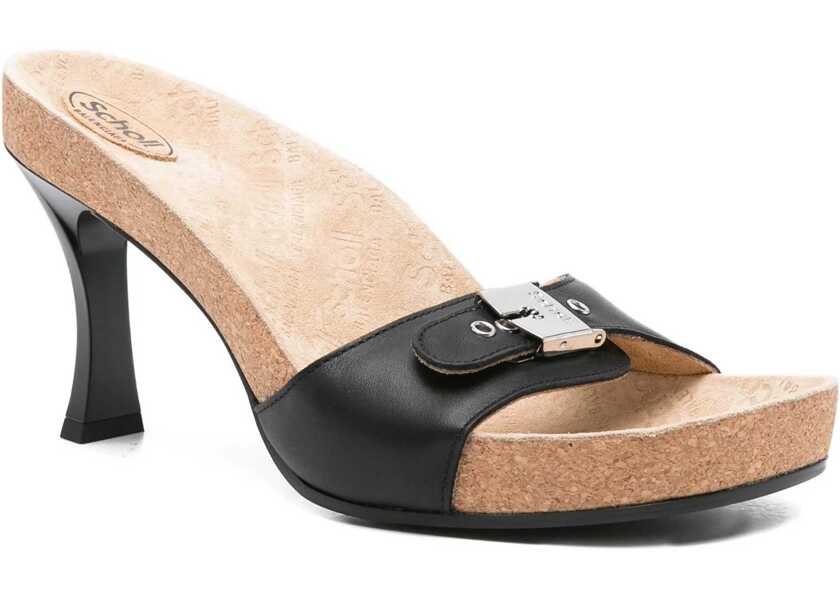 Sandale Balenciaga Balenciaga x Scholl Sandals BLACK/SILVER Femei (BM 18729781) 2