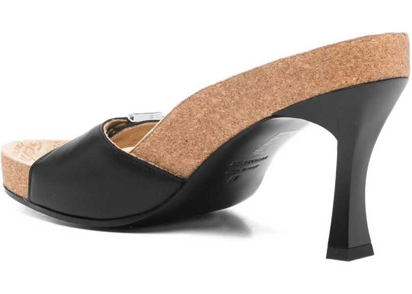 Sandale Balenciaga Balenciaga x Scholl Sandals BLACK/SILVER Femei (BM 18729781) 3