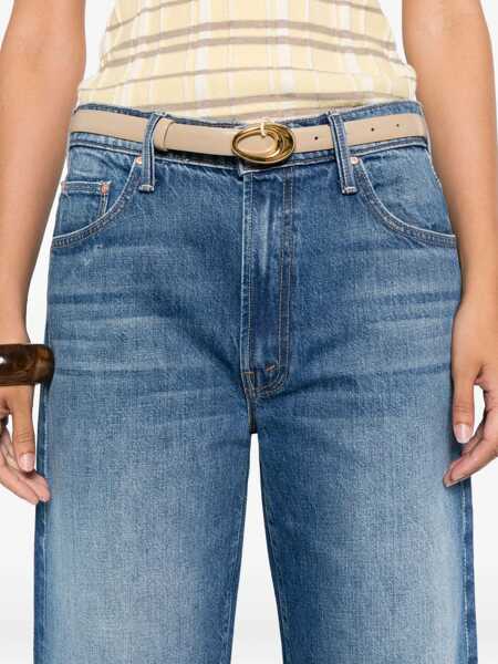 Blugi MOTHER DENIM Dodger cropped Jeans GREEN THUMB Femei (BM 18729814) 5