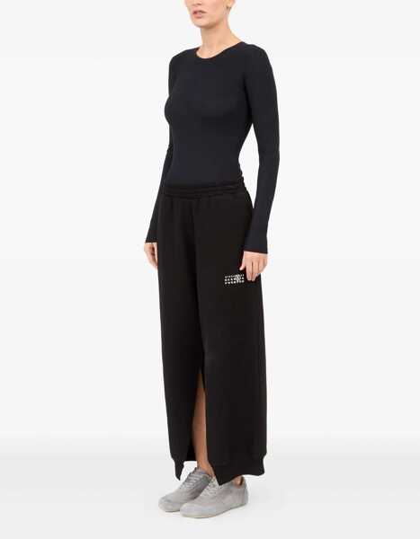 Pantaloni de trening MM6 Maison Margiela Logoed Sweatpants BLACK Femei (BM 18729883) 3
