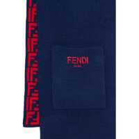 Esarfe pentru Baieti - Esarfe Fendi Reversible Ff Logo Scarf MULTICOLOUR Baieti (BM 18730126) - B-mall.ro