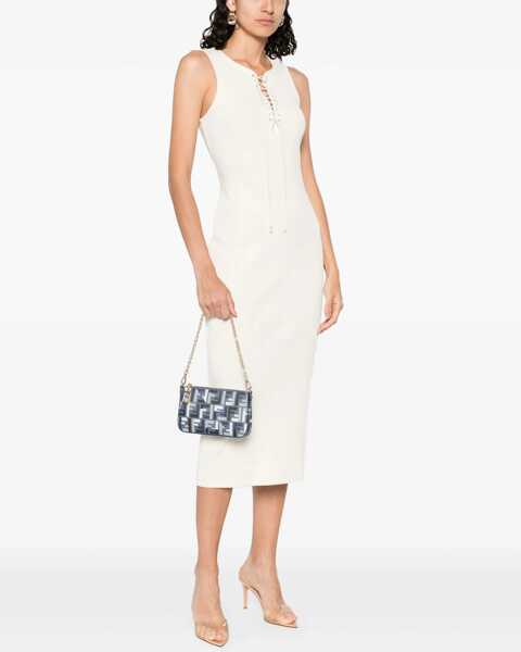 Genti de mana Fendi Pouch Baguette BLUE Femei (BM 18730144) 2