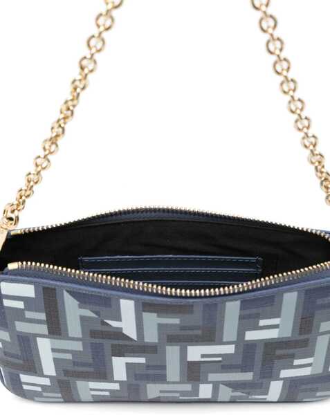 Genti de mana Fendi Pouch Baguette BLUE Femei (BM 18730144) 5