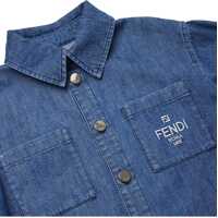 Camasi pentru Fete - Camasi de blugi Fendi Denim Shirt With Logo DENIM Fete (BM 18730156) - B-mall.ro