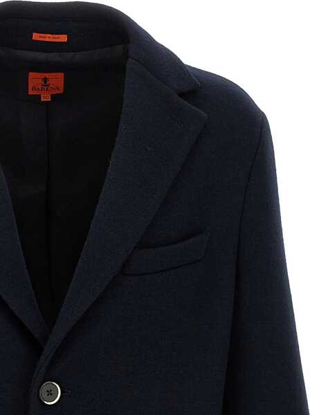 Paltoane BARENA Baron Lanoso Outerwear BLACK Barbati (BM 18730300) 3