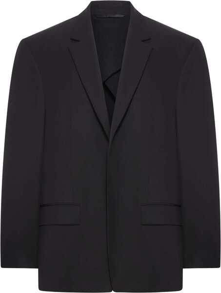 Jachete Balenciaga Tailored Jacket In Twill And Jersey BLACK Barbati (BM 18730309) 1