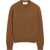AMI Paris Ami De Coeur Crew Neck Sweater BROWN