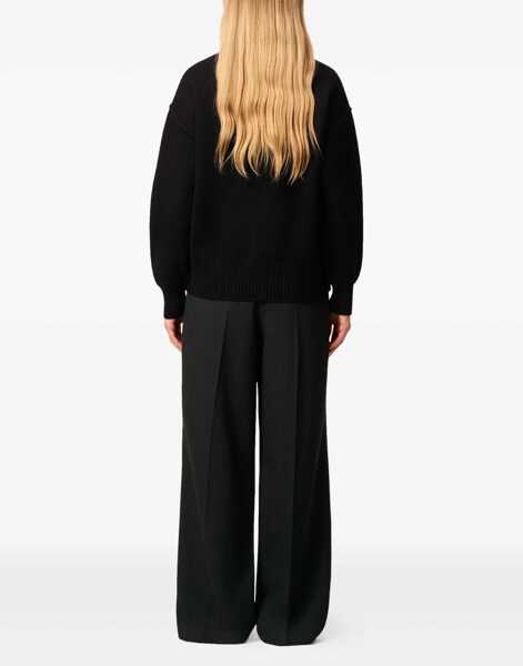 Pulovere AMI Paris Ami De Coeur Turtleneck Sweater BLACK Barbati (BM 18730321) 5