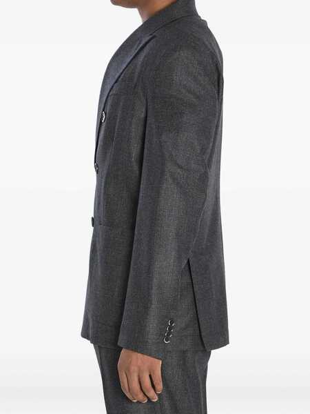 Sacouri BARENA Doria Bita Blazer Jacket GREY Barbati (BM 18730357) 4