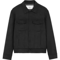 Bomber jacket Trucker Jacket In Wool Barbati