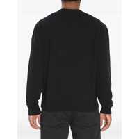 Pulovere Moncler pentru Barbati - Pulovere Moncler Logo Sweater In Wool BLACK Barbati (BM 18730384) - B-mall.ro