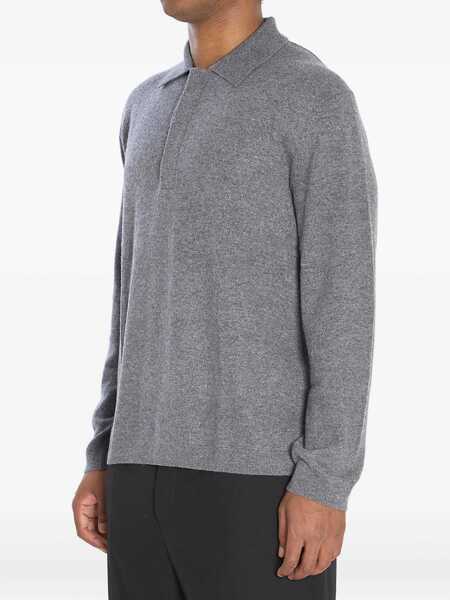 Tricouri Polo Lisa Yang Emil Polo Sweater GREY Barbati (BM 18730393) 2