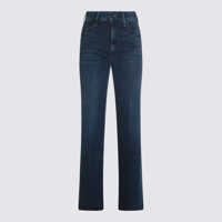Blugi Mother Blue Cotton Jeans Femei