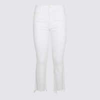 Blugi Mother White Cotton Jeans Femei