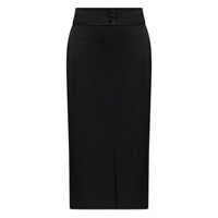 Fuste Forte_Forte Shiny Anvers Satin Pencil Skirt Clothing Femei