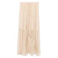 Fuste Forte_Forte Contemporary Organza Plisse' Skirt Clothing Femei