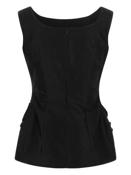 Topuri Magda Butrym Magda Butrym 05 Top Black Femei (BM 18731889) 2