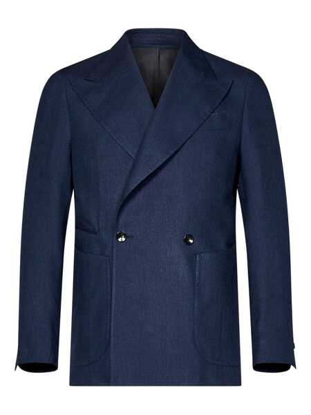 Sacouri Franzese Collection Franzese Napoli Stefano De Martino Model Blazer BLUE Barbati (BM 18732069) 1