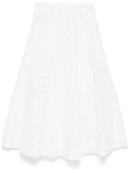 Fuste ZIMMERMANN Zimmermann Crush Midi Skirt Beige Femei (BM 18732294) 1